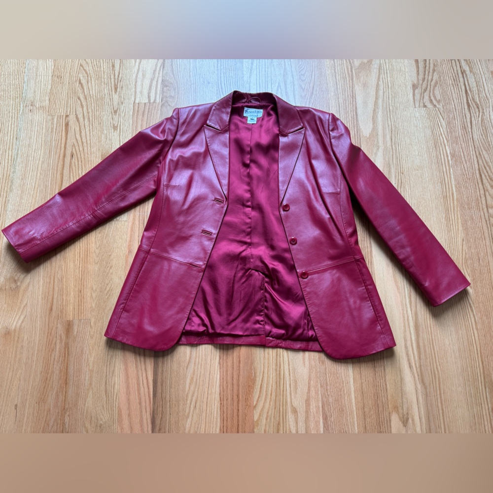 Vintage Pendleton Red Blazer Classic Suit Jacket